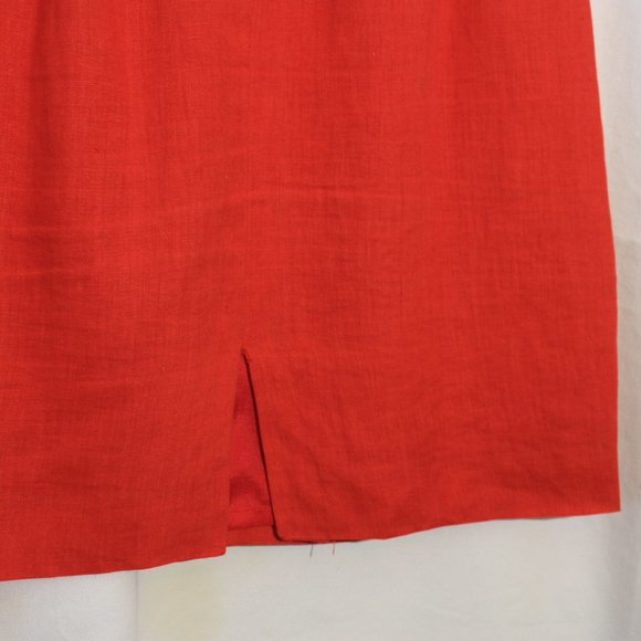 Chris Santagato 100% Linen Skirt Suit. (2 pcs) - Picture 6 of 7